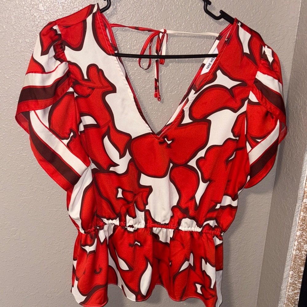 Nine West Floral Blouse